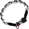 Title Herm Sprenger Neck Tech Sport Prong Collar Stainless Steel with ClicLock Buckle Silver