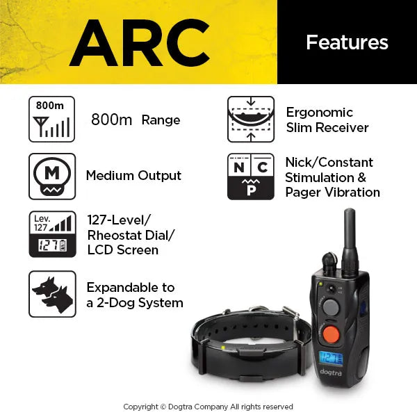 Dogtra Arc 800 Dog Training E-Collar UK Adaptor