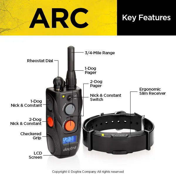 Dogtra Arc 800 Dog Training E-Collar UK Adaptor